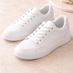 white sneakers